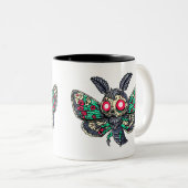 Gothic Moth Tweekleurige Koffiemok (Voorkant rechts)