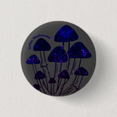 Gothic Mushrooms Button (Voorkant)