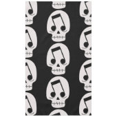 gothic muzieknoot ogen schedel tafelkleed (Voorkant)
