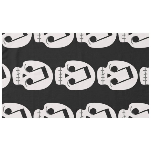 gothic muzieknoot ogen schedel tafelkleed (Voorkant (Horizontaal))