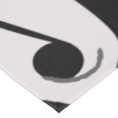 gothic muzieknoot ogen schedel tafelkleed (Gekanteld)