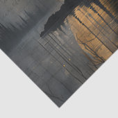 Gothic Mystic Pine Moonlight Night Decoupage Tissuepapier (Detail)