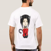 Gothic Neko T-shirt (Achterkant)