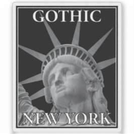 Gothic New York - v1 Sticker