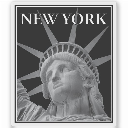 Gothic New York - v2 Sticker (Voorkant)