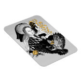 Gothic Night Owl and woman Magneet (Rechterzijde)