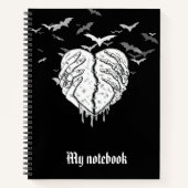 Gothic Notebook for Dark Aesthetics & Deep Ideas Notitieboek (Voorkant)