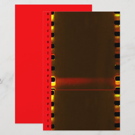 Gothic Notepad Briefpapier (Voorkant / Achterkant)