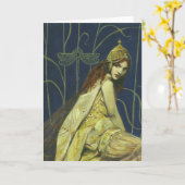 Gothic Nymph Greetings Kaart (Gele Bloem)