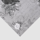  Gothic ontledingscoating in zwart-wit Tissuepapier (Detail)
