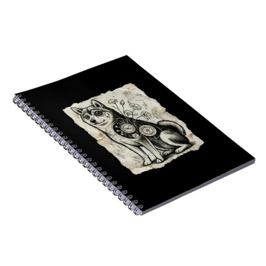 Gothic Overthinking Notebook Notitieboek (Rechterzijde)