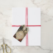 Gothic paar Zombie Halloween bruiloft Cadeaulabel (Met Touw)