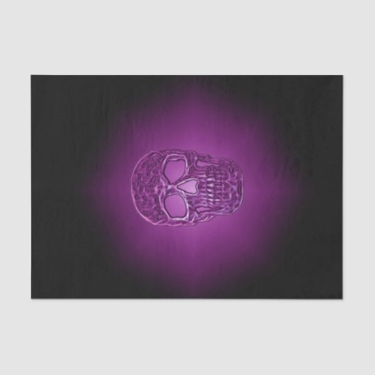 Gothic Paars Black Cool Scary Tissuepapier (Voorkant)