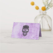 Gothic Paars Grunge Black Lace Wedding (Achterkant)