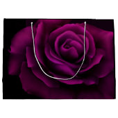 Gothic Paars-Red Rose Flower Bedankt Groot Cadeauzakje (Achterkant)