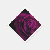 Gothic Paars Red Rose Servet (Hoek)