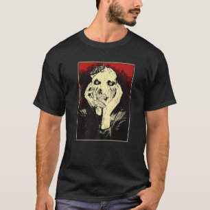 Gothic Pagan Devil Satan Occult Horror Spooky Hall T-shirt