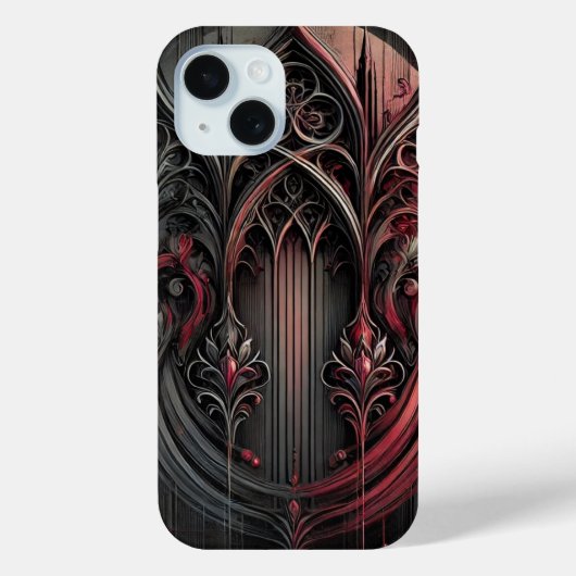 Gothic Patroon Telefoonhoes Case-Mate iPhone Case (Achterkant)