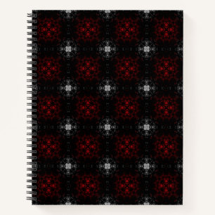 Gothic Pattered Spiral notebook Notitieboek