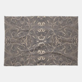 Gothic Pattern Black Kitchen Towel Theedoek (Horizontaal)