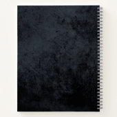 Gothic Personalized Sketch Book Notitieboek (Achterkant)