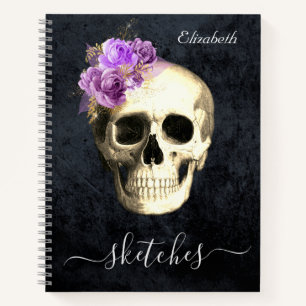 Gothic Personalized Sketch Book Notitieboek