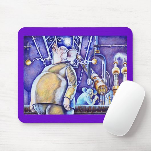 Gothic Pig Mousepad Muismat (Met muis)