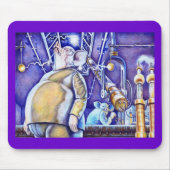 Gothic Pig Mousepad Muismat (Voorkant)