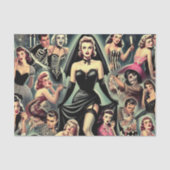  Gothic Pin-ups Tissuepapier (Voorkant)