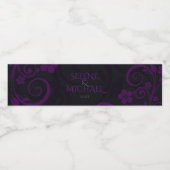 Gothic Plum, Waterfles Etiket (Enkel label)