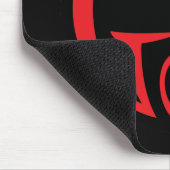 Gothic (Pointed Lettering) (rood) Muismat (Hoek)