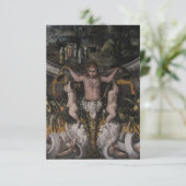 Gothic Pose - Uitnodigingen (Staand voorkant)