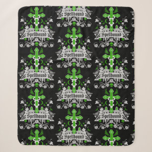 Gothic Post Punk Mode Accessoires Sherpa Deken