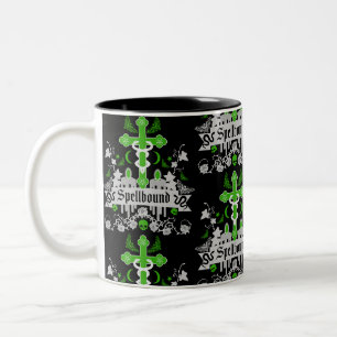 Gothic Post Punk Mode Accessoires Tweekleurige Koffiemok