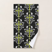 Gothic Post Punk Mode Bad Handdoek (Handdoek)