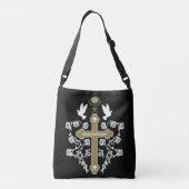 Gothic Post Punk Mode Crossbody Tas (Achterkant)