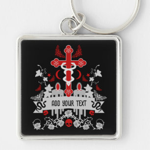 Gothic Post Punk Mode Sleutelhanger