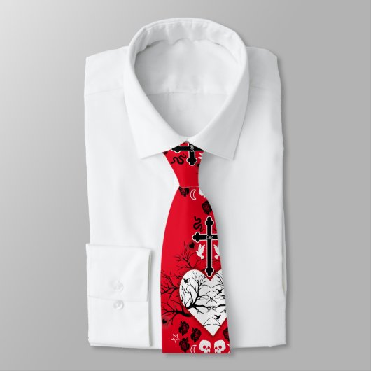 Gothic Post Punk Mode Stropdas (Gebonden)