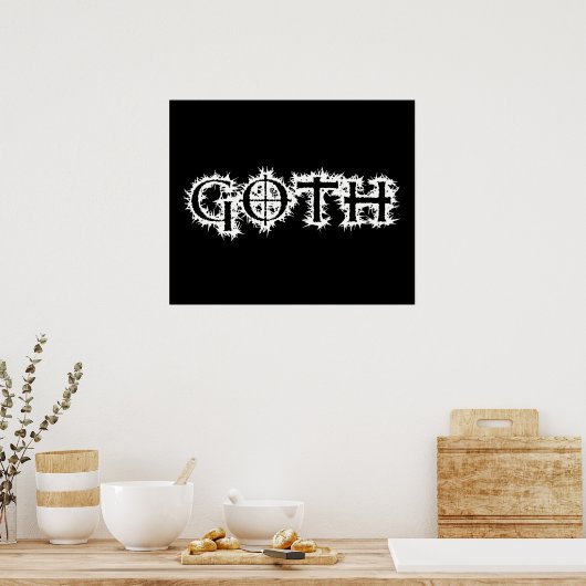 Gothic Poster (Keuken)