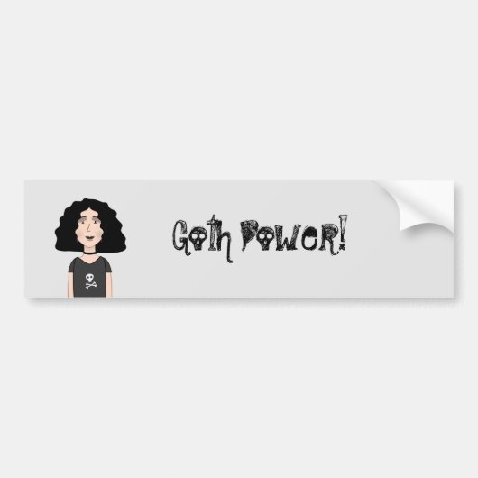 Gothic Power Bumpersticker (Voorkant)