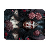 Gothic Princess Gothic Fantasy Art Magnet Magneet (Horizontaal)