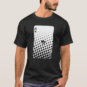 Gothic Punk Ace Spaden Card Shark Gambler Skeleto T-shirt
