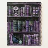 Gothic Purple Bookshelf Skull Personalized (Dos)