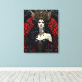Gothic Queen Canvas Afdruk (Insitu (Houten vloer))