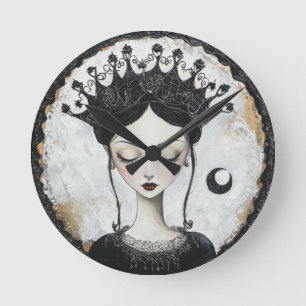 Gothic Queen Ronde Klok