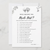 Gothic qui connaît la mariée meilleure carte de je (Devant)