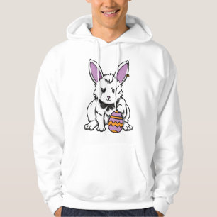 Gothic Rabbit Gothic Bunny Gothic Easter Emo Gothi Hoodie