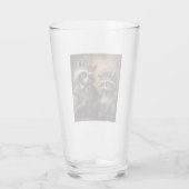 Gothic Raccoons Glass Tumbler (Achterkant)