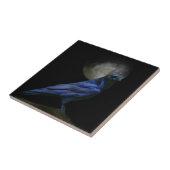Gothic Raven Black Magic Art Tegel Tegeltje (Zijkant)