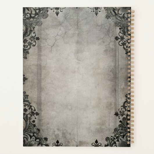 Gothic Raven Black  Planner (Achterkant)